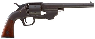 Lot 136 - A .44 CALIBRE SIX-SHOT PERCUSSION ALLEN & WHEELOCK PERCUSSION CENTRE HAMMER ARMY REVOVER