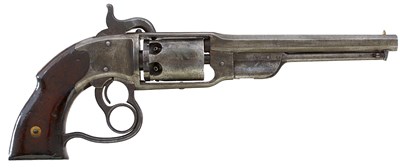 Lot 137 - A.36 CALIBRE SIX-SHOT PERCUSSION SAVAGE NAVY REVOLVER