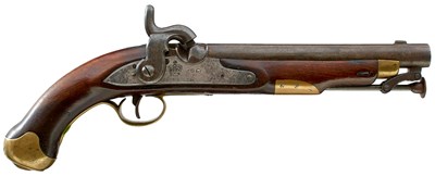 Lot 166 - A .650 CALIBRE PERCUSSION SERVICE PISTOL