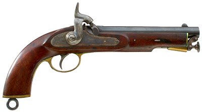 Lot 167 - A .650 CALIBRE PERCUSSION SERVICE PISTOL