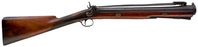 Lot 186 - A PERCUSSION BAYONET BLUNDERBUSS