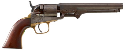 Lot 142 - A .32 RIMFIRE SIX-SHOT COLT POCKET CONVERSION REVOLVER