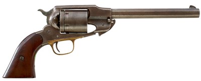 Lot 145 - A .44 REMINGTON OBSOLETE CALIBRE SIX-SHOT REMINGTON NEW MODEL ARMY CONVERSION REVOLVER