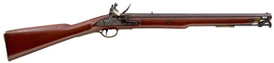 Lot 177 - A .650 CALIBRE FLINTLOCK VOLUNTEER CAVALRY OR PAGET CARBINE