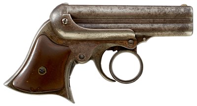 Lot 262 - A .32 RIMFIRE REMINGTON ELLIOT FOUR SHOT DERINGER