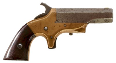 Lot 264 - A .41 CALIBRE RIMFIRE BROWN SOUTHERNER DERINGER