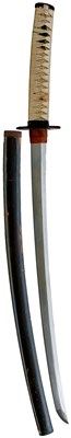 Lot 21 - A WAKIZASHI