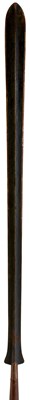 Lot 539 - A 19TH CENTURY MASAI LION SPEAR