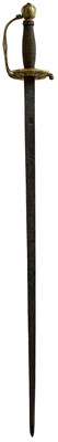 Lot 890 - AN ENGLISH CAVALRY OFFICER'S SWORD C.1676-7