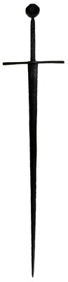 Lot 626 - A KNIGHTLY TWO-HANDED SWORD