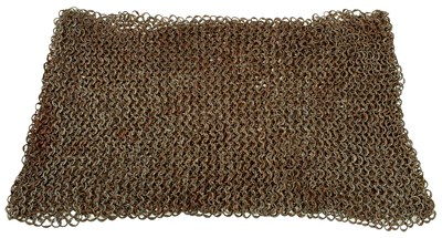 Lot 658 - A LATE 15TH CENTURY EUROPEAN BISHOP'S MANTLE OR MAIL COLLAR OR COIF