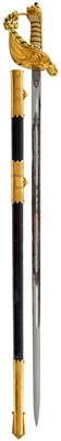 Lot 178 - A CLEAN GVIR ROYAL NAVAL OFFICER'S SWORD
