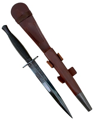 Lot 599 - A GOOD FAIRBAIRN SYKES THIRD PATTERN COMMANDO KNIFE BY WILKINSON