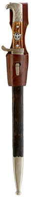Lot 793 - A THIRD REICH POLICE BAYONET