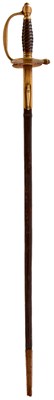Lot 234 - A 19TH CENTURY CONTINENTAL NAVAL SWORD