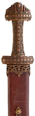 Lot 864 - A REPRODUCTION ROMAN SWORD