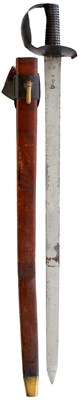 Lot 183 - AN 1804 PATTERN NAVAL CUTLASS AND SCABBARD