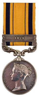Lot 637 - SOUTH AFRICA 1877-1879 MEDAL WITH 1879 BAR TO THE 57TH REGIMENT OF FOOT