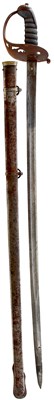 Lot 171 - A VICTORIAN WARWICKSHIRE VOLUNTEER RIFLES SPECIAL PATTERN OFFICER'S SWORD