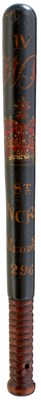 Lot 700 - TWO 19TH CENTURY POLICE TRUNCHEONS
