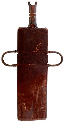 Lot 72 - A 19TH CENTURY AFRICAN (CAMEROON) TIKAR BAMILEKE SHORT SWORD