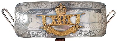 Lot 679 - A VICTORIAN OFFICER'S SHOULDER BELT POUCH OF THE 29TH LANCERS (DECCAN HORSE)