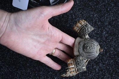 Lot 21 - A JAPANESE MINIATURE SAMURAI ARMOUR