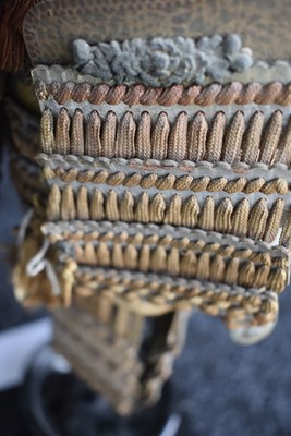 Lot 21 - A JAPANESE MINIATURE SAMURAI ARMOUR