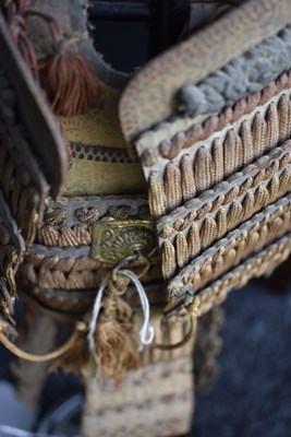 Lot 21 - A JAPANESE MINIATURE SAMURAI ARMOUR