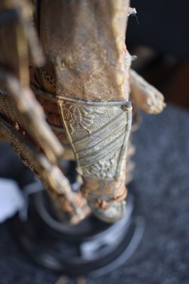 Lot 21 - A JAPANESE MINIATURE SAMURAI ARMOUR