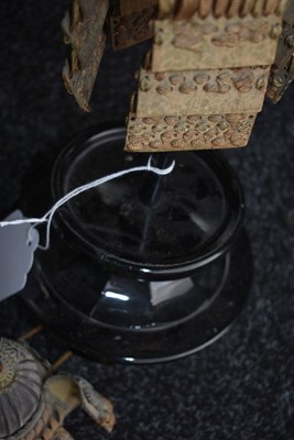Lot 21 - A JAPANESE MINIATURE SAMURAI ARMOUR