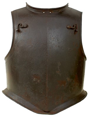 Lot 260 - A 17TH CENTURY ENGLISH CIVIL WAR PERIOD BREASTPLATE