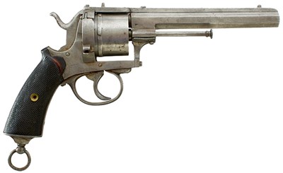 Lot 444 - AN 11MM BELGIAN SIX-SHOT PINFIRE SERVICE REVOLVER
