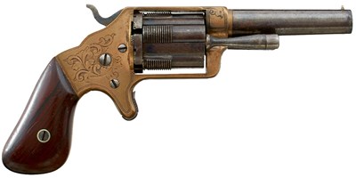 Lot 391 - A .32 RIMFIRE FIVE-SHOT SLOCUM REVOLVER BY THE BROOKLYN ARMS COMPANY