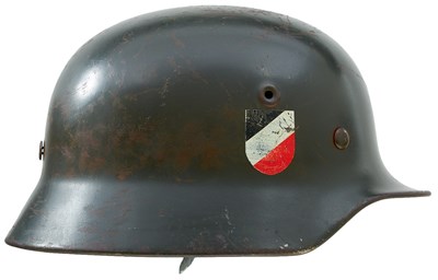 Lot 822 - THIRD REICH HEER DOUBLE DECAL M40 HELMET