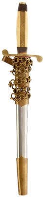 Lot 799 - A SECOND WAR PERIOD BULGARIAN ARMY OFFICER'S DAGGER