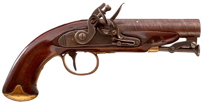 Lot 348 - A .700 CALIBRE FLINTLOCK SERVICE PISTOL BY RIGBY