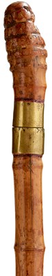 Lot 705 - A 19TH CENTURY BAMBOO SWORD STICK