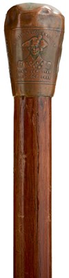 Lot 707 - OF HORATION NELSON AND BATTLE OF TRAFALGAR INTEREST: AN EDWARDIAN WALKING STICK