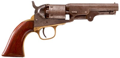Lot 400 - A .31 CALIBRE SIX-SHOT PERCUSSION COLT POCKET REVOLVER