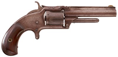 Lot 393 - A .32 RIMFIRE FIVE-SHOT SMITH & WESSON POCKET REVOLVER
