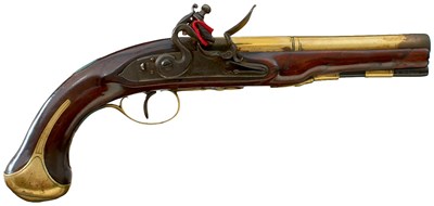 Lot 365 - A 28-BORE FLINTLOCK HOLSTER PISTOL BY RICHARDS