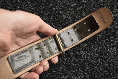 Lot 846 - A RARE THIRD REICH RAILWAY OFFICER'S BELT AND BUCKLE