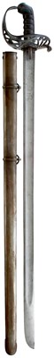 Lot 125 - A SCARCE 1796 PATTERN HEAVY CAVALRY OFFICER'S UNDRESS SWORD