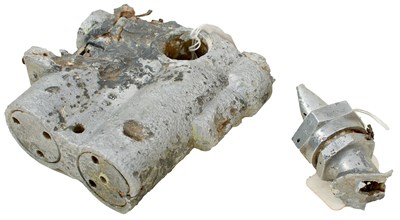 Lot 845 - TWO ELEMENTS OF A THIRD REICH V2 ROCKET