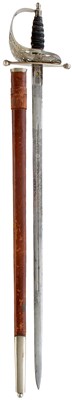 Lot 291 - A RARE PRE-FIRST WORLD WAR ROYAL SCOTS FUSILIERS OFFICER'S SWORD