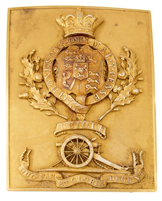 Lot 668 - A ROYAL REGIMENT OF ARTILLERY OFFICER'S SHOULDER BELT PLATE