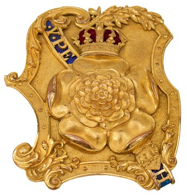 Lot 673 - A 7TH (ROYAL FUSILIERS) OFFICER'S SHOULDER BELT PLATE