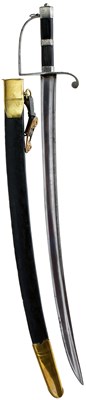 Lot 132 - A GEORGIAN HANGER TO THE KING'S LIGHT DRAGOONS