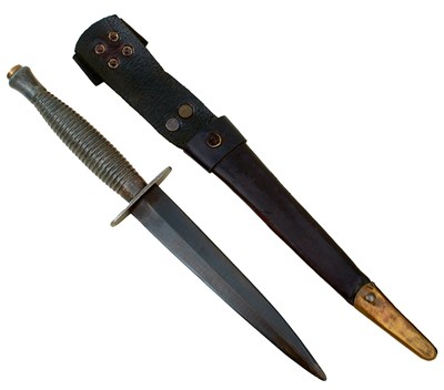 Lot 598 - A THIRD PATTERN FAIRBAIRN-SYKES COMMANDO KNIFE OR DAGGER